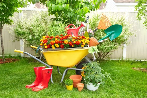 Eco-friendly garden irrigation system installed in a Pimlico backyard.